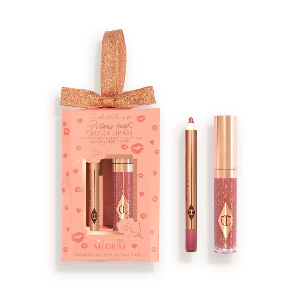 PILLOW TALK MINI GLOSSY LIPS DUO MEDIUM (SET PARA LABIOS)